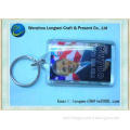 Advertising Customized rectangle shaped acrylic key chain /